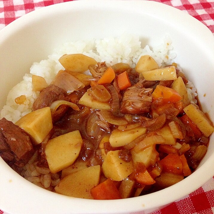 具沢山にカレーライス★